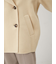 woolコクーンシルエットピーコート