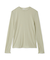 コットン100％クルーネックシアーロンT