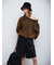 フェイクレザーセンタープレスハーフイージーパンツ