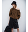 フェイクレザーセンタープレスハーフイージーパンツ