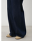 パッチポケットデザインバギーデニムパンツ