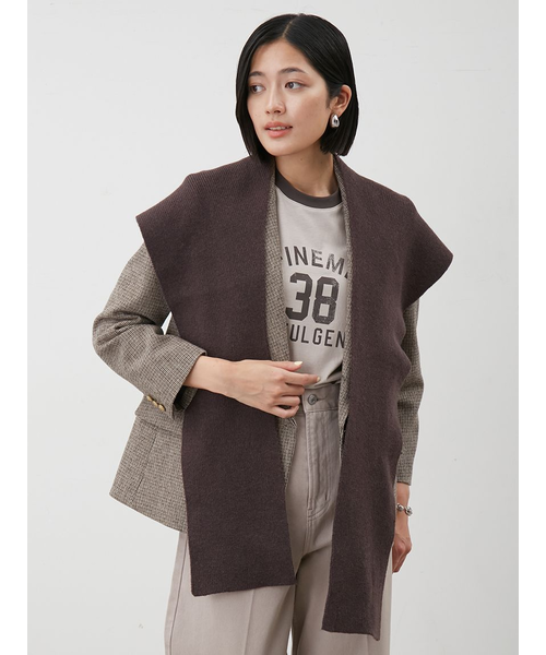 E5571-59◾️フェンディ　ロゴニット　マフラー FENDI - FENDI ロゴ ウール プルオーバー ニットの通販 by CYCLE