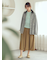 クルーネックノースリニットトップス