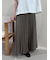 【セットアップ対応】ニットプリーツスカート