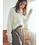 モヘア混シアーポロニットプルオーバー
