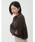 モヘア混シアーポロニットプルオーバー