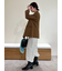 金釦ダブルブレストロングブレザー