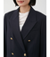 金釦ダブルブレストロングブレザー