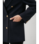 金釦ダブルブレストロングブレザー