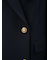 金釦ダブルブレストロングブレザー