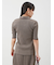 【WEB限定カラー】【セットアップ対応】ポロ衿リブニットプルオーバー
