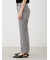 後ろゴムセンタープレステーパードパンツ
