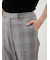 後ろゴムセンタープレステーパードパンツ