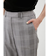 後ろゴムセンタープレステーパードパンツ