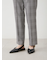 後ろゴムセンタープレステーパードパンツ