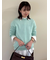 タブスリーブ釦ダウンシャツ