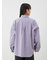 タブスリーブ釦ダウン柄シャツ
