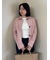 テレコクルーネックプルオーバー