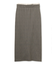 ウエストデザインストレートロングスカート