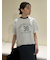 オーバーサイズプリントリンガーTシャツ
