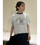 オーバーサイズプリントリンガーTシャツ