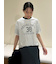 オーバーサイズプリントリンガーTシャツ