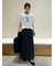 オーバーサイズプリントリンガーTシャツ