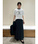 オーバーサイズプリントリンガーTシャツ