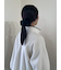 ドットオーガンジーメタルポイントシュシュ