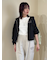 【セットアップ対応】裾ドロストコットンスウェットパンツ