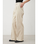 【セットアップ対応】コーデュロイワンタックストレートパンツ