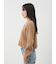 【セットアップ対応】カシミヤタッチケーブルニットカーディガン