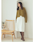 【セットアップ対応】カシミヤタッチケーブルニットカーディガン