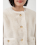 金釦クロップドファージャケット