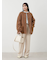 【WEB限定カラー】2wayファーポケットリバーコート