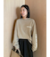 スリーブプリントグラフィックロンT