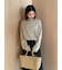 スリーブプリントグラフィックロンT