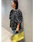 バックリボンバルーンスリーブチュニック