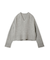 ウールカシミヤ衿付きVネックニット