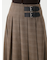 バックル付きOneWAYプリーツスカート