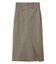 アシメストレートスカート