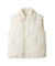 ボア衿リサイクルダウンベスト
