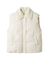 ボア衿リサイクルダウンベスト