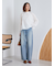 ハイライズルーズフィットバギーデニムパンツ