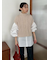 【セットアイテム】ケーブルベストシャツレイヤードSET