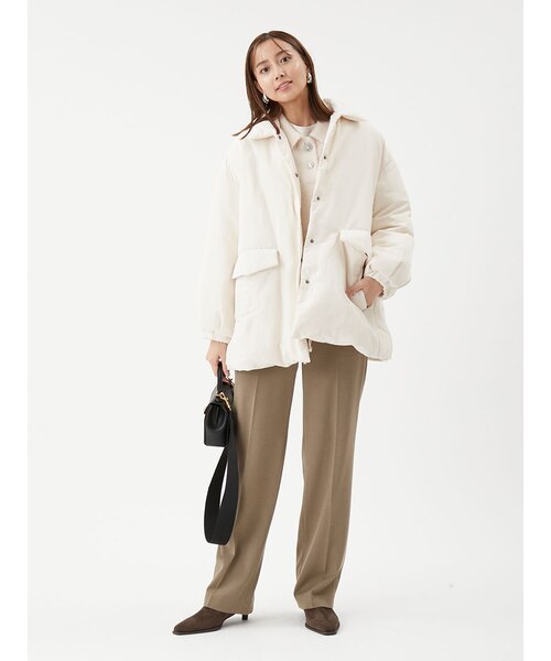 ステンカラーテントシルエットダウンジャケット｜ミラオーウェンの通販