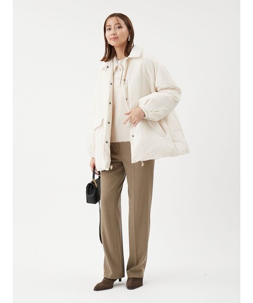 ステンカラーテントシルエットダウンジャケット｜ミラオーウェンの通販