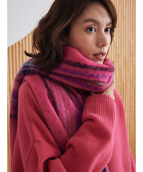 ツイストフリンジストール｜ミラオーウェンの通販｜&mall（アンド