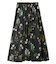 ボタニカルプリントバルーンスカート