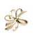 メタルリボンモチーフブローチ